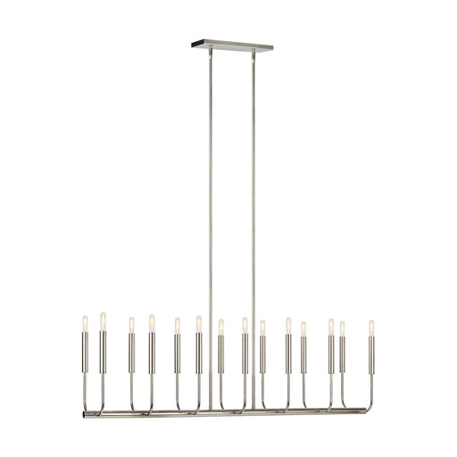 14 Light Linear Chandelier - Lighting Design Store