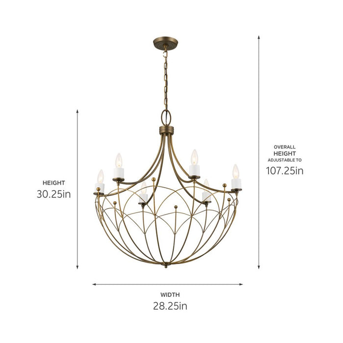 Topiary Chandelier-Mid. Chandeliers-Kichler-Lighting Design Store
