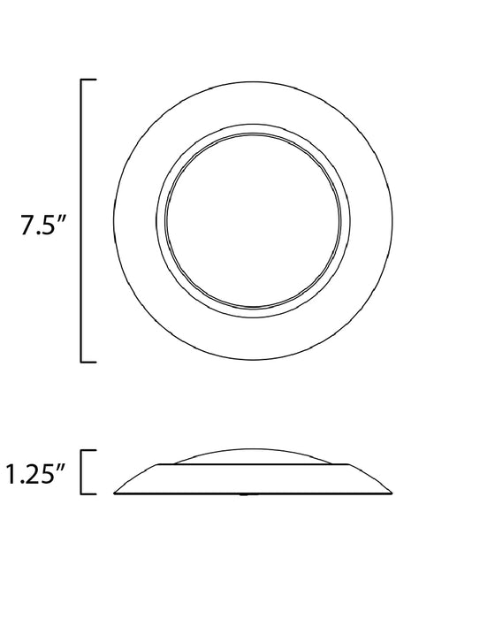 Diverse LED Flush Mount-Flush Mounts-Maxim-Lighting Design Store