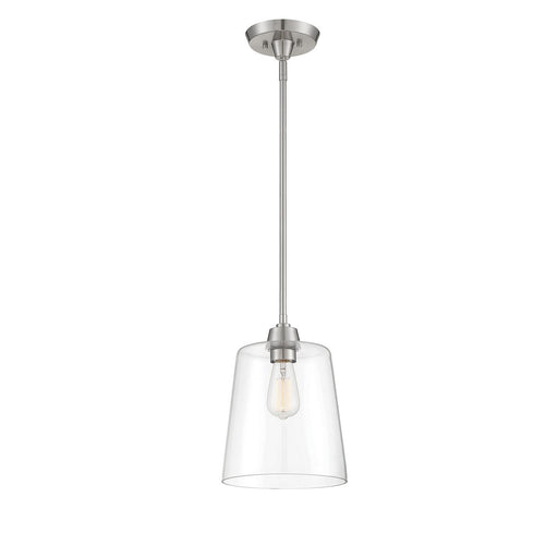 Meridian - M70081BN - One Light Pendant - Mpend - Brushed Nickel