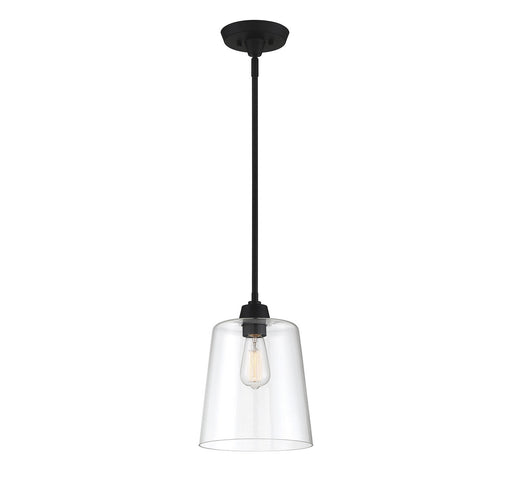 Meridian - M70081MBK - One Light Pendant - Mpend - Matte Black