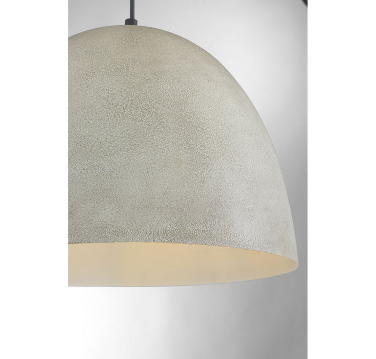 Meridian - M70093CMBK - One Light Pendant - Mpend - Concrete w/Matte Black