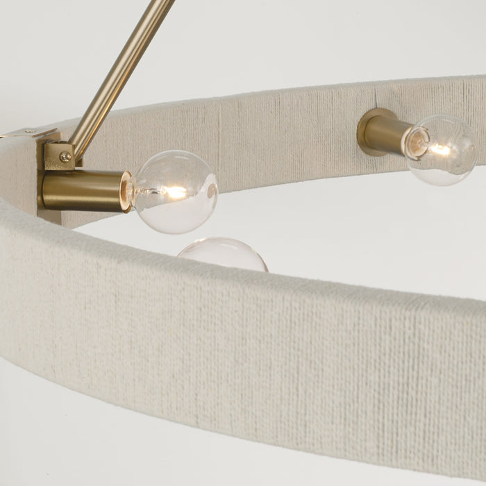 Capital Lighting - 449881MA - Eight Light Chandelier - Delaney - Matte Brass