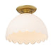 Dorinda Semi-Flush Mount-Semi-Flush Mts.-Golden-Lighting Design Store