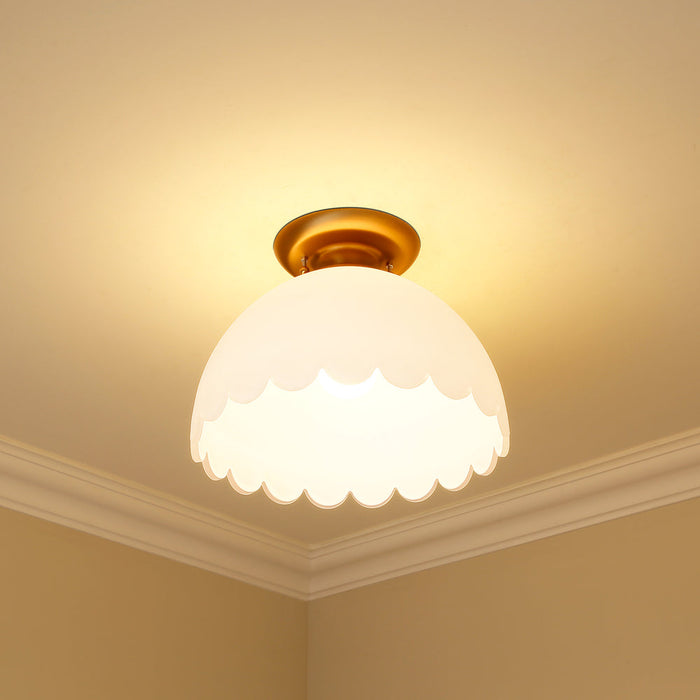 Dorinda Semi-Flush Mount-Semi-Flush Mts.-Golden-Lighting Design Store
